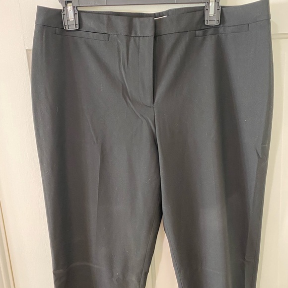 Halogen Nordstrom black Womens Capri cropped slacks work pants Nwt - Picture 2 of 10